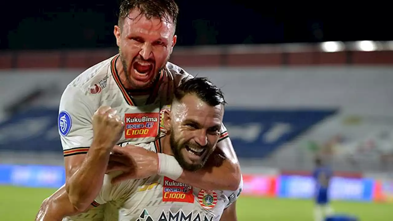 Aksi Marko Simic Borong Dua Gol saat Laga PSIS Semarang vs Persija