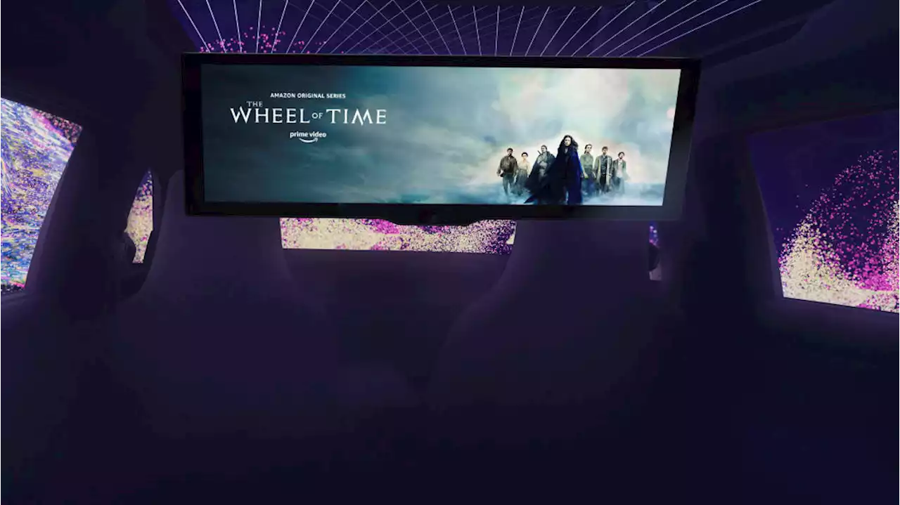 BMW Theater Screen supersizes rear seat entertainment at CES