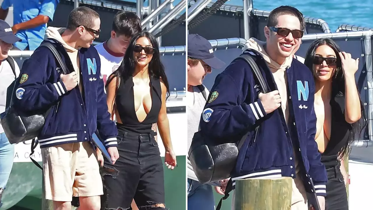 Kim Kardashian and Pete Davidson Take Vacation Trip to Bahamas