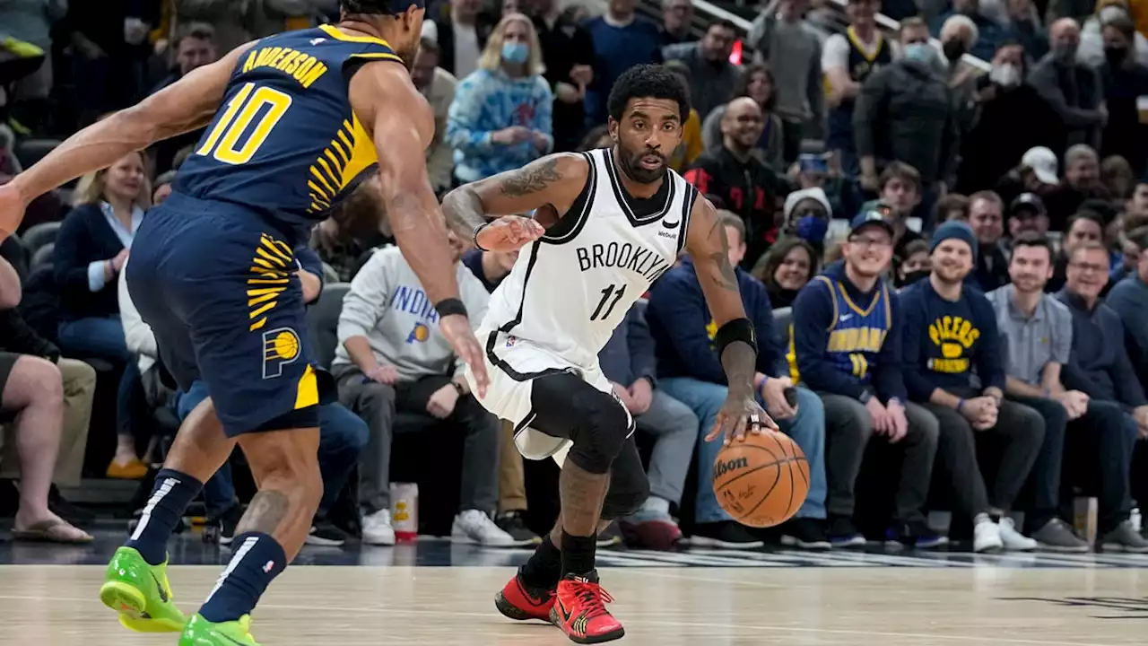 Unvaccinated Kyrie Irving makes Nets season debut on road against Pacers