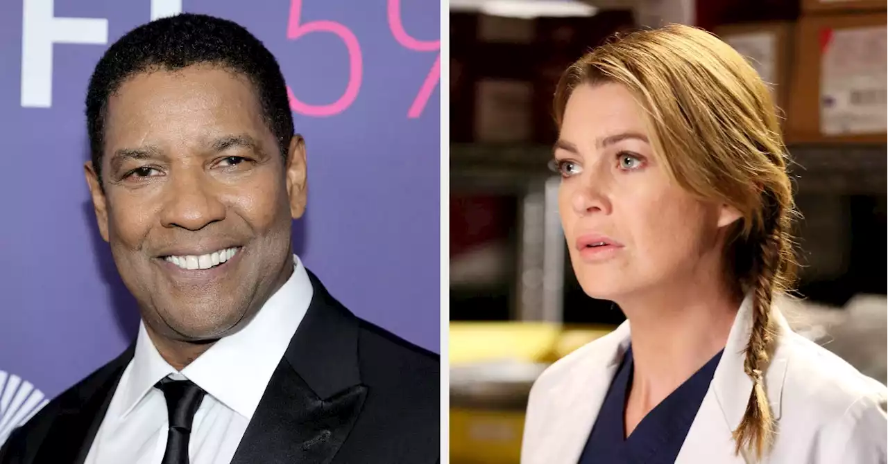 Denzel Washington Said He Doesn't Remember The Viral Ellen Pompeo 'Grey's Anatomy' Set Argument