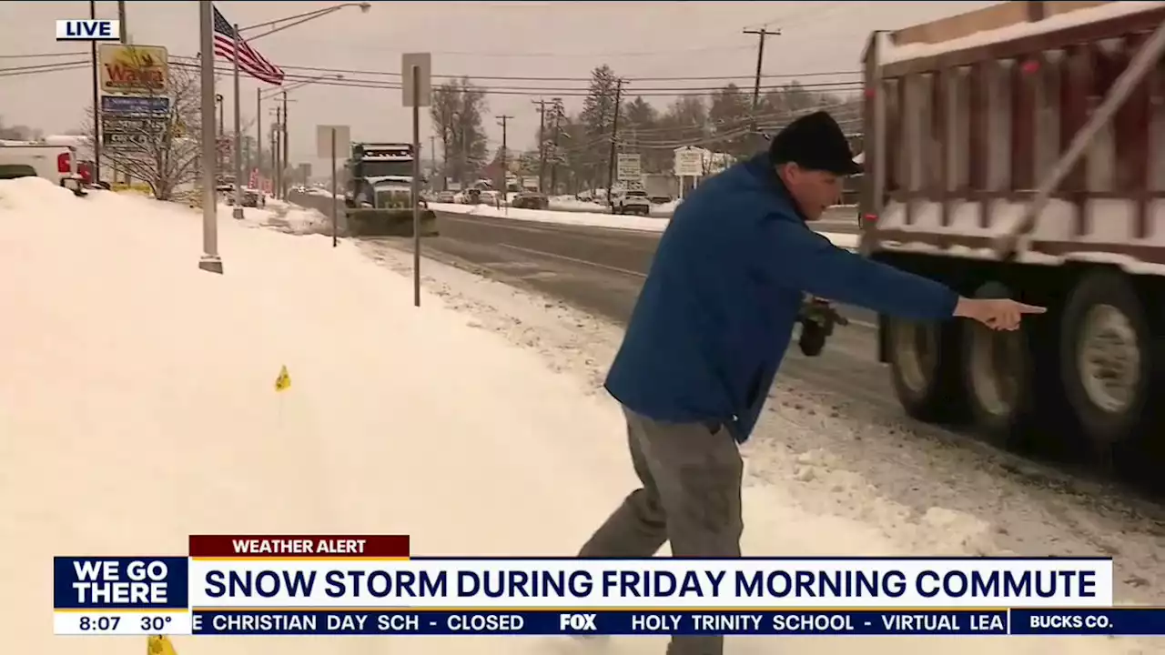 Storm dumps snow across area Friday morning with more winter weather expected Sunday