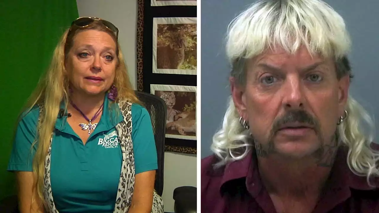 'Tiger King' star Joe Exotic pleads for public's help in paying off nemesis Carole Baskin