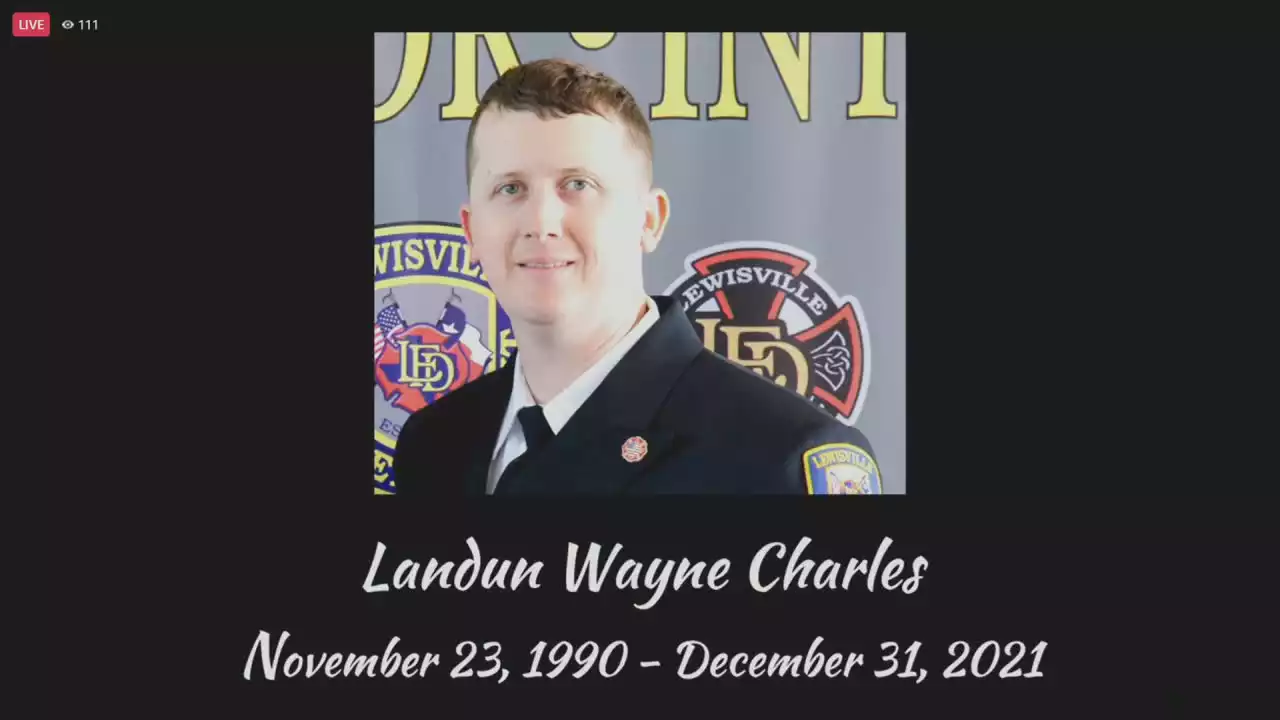 Lewisville firefighter who died on New Year's Eve laid to rest