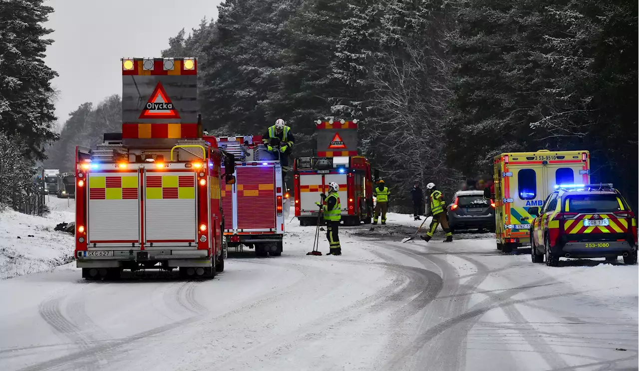 Flera trafikolyckor i Västsverige