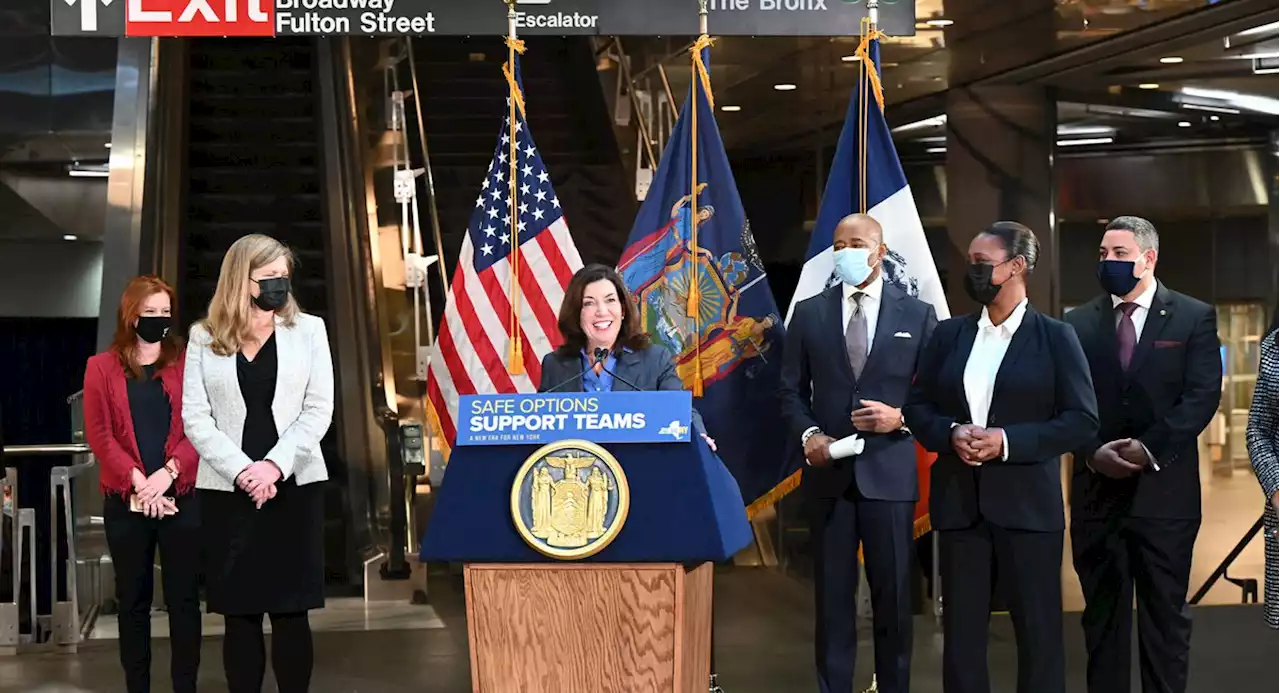 Adams And Hochul Announce Agreement To Deploy More Police To Subways