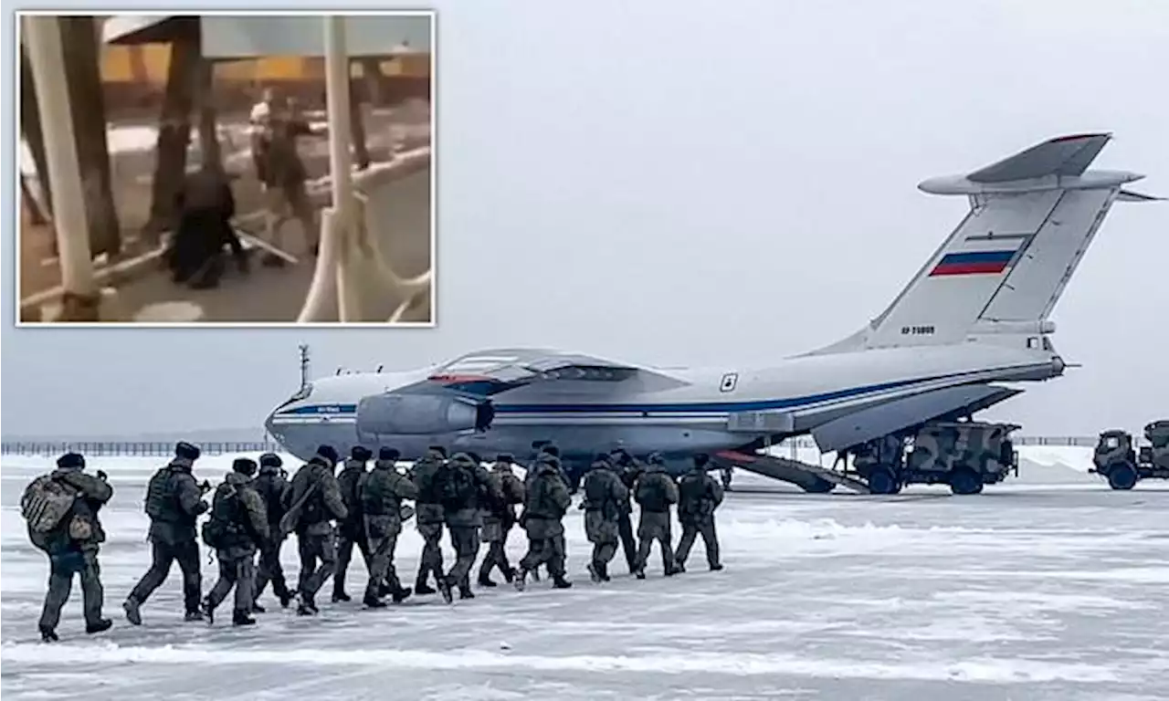 Russian force of 2,500 peacekeepers move into Kazakhstan