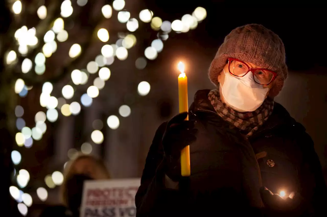 Activists hold rally in N.J. to mark one year after Capitol attack in Washington