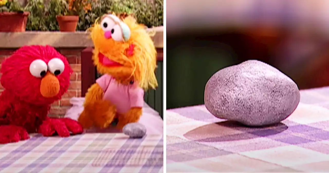 Elmo's Feud With Zoe's Pet Rock Is The Laugh You Need Today