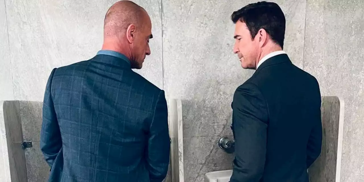 Law & Order: Chris Meloni & Dylan McDermott Unite In Hilariously Awkward Photo