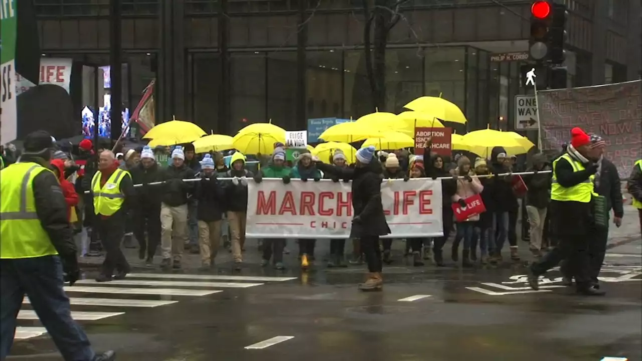 Chicago anti-abortion rally expected to clash with pro-choice demonstrators in Loop