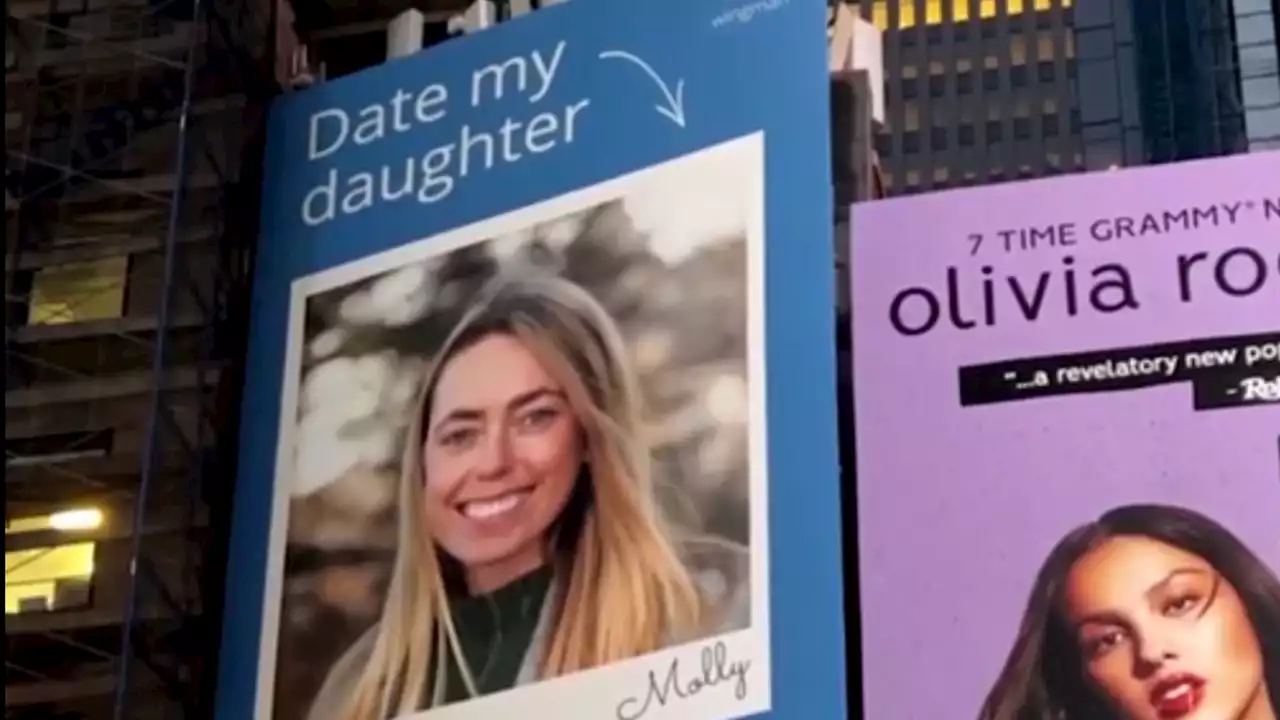 'Date my daughter': Mom with cancer takes out Times Square billboard to help 30-year-old find love