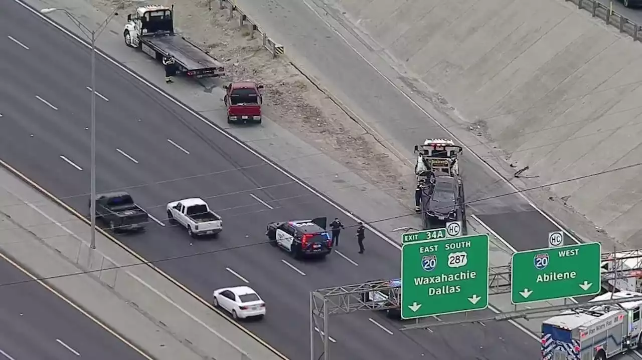 7-Vehicle Crash Shuts Down East Loop 820 In Fort Worth