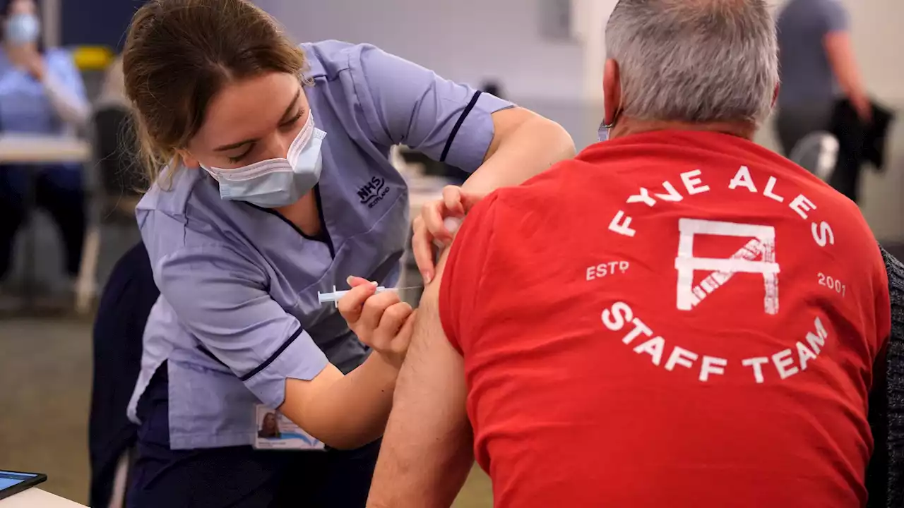 Call to prioritise booster jab rollout amid NHS staffing crisis | ITV News