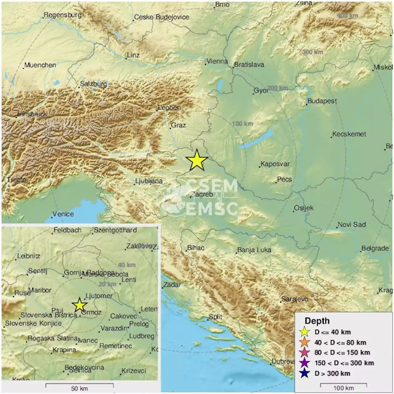 Earthquake, Magnitude 1.6 - SLOVENIA - 2022 January 08, 16:08:08 UTC