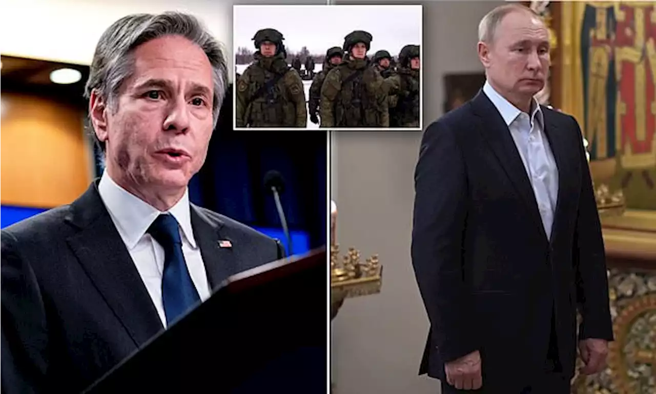 Blinken says Putin is 'gaslighting the world' with his Ukraine 'ruse'