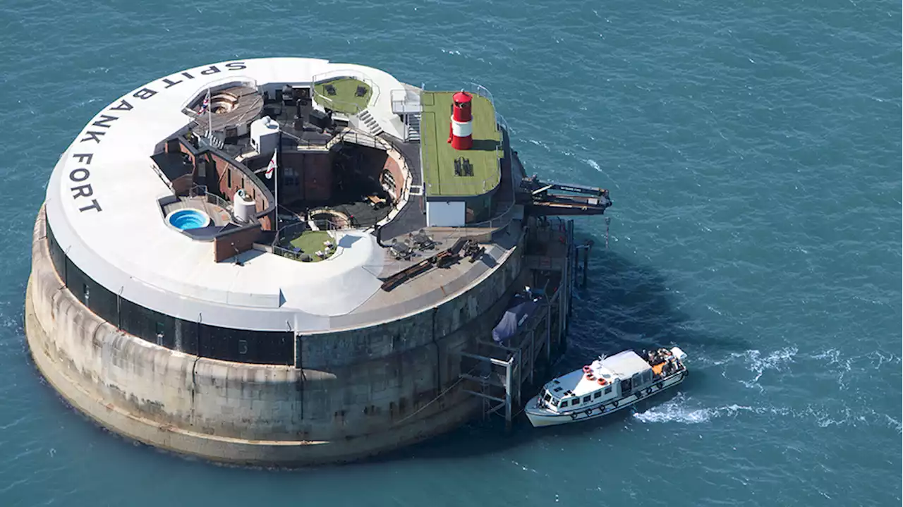 This Renovated Island Fortress Is Now a Lavish $5.2 Million Lair Worthy of a Bond Villain