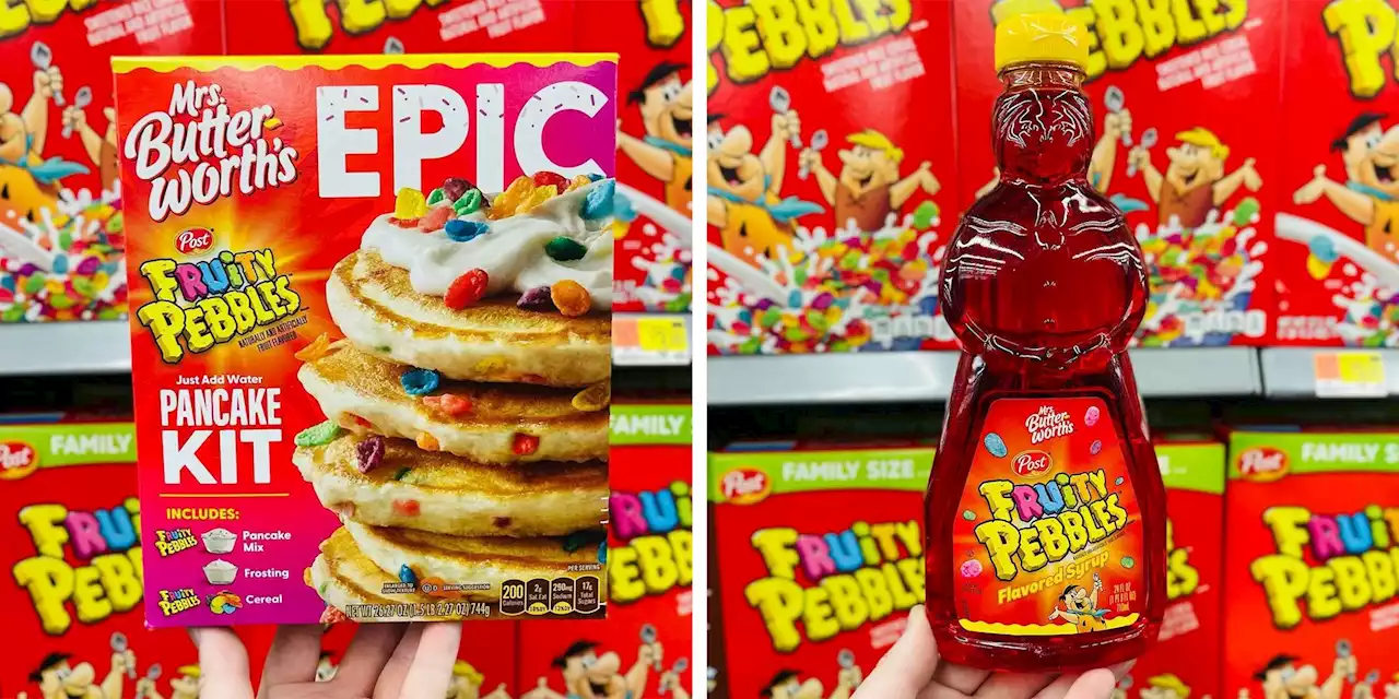 Mrs. Butterworth’s Is Making New Fruity Pebbles Pancake Mix and Syrup for the Best Breakfast