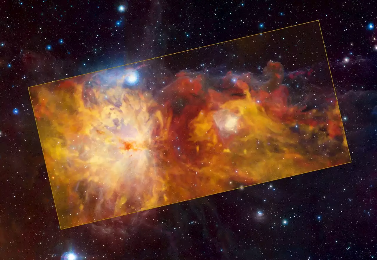 A New Image Reveals Orion's Flame Nebula in Infrared - Universe Today