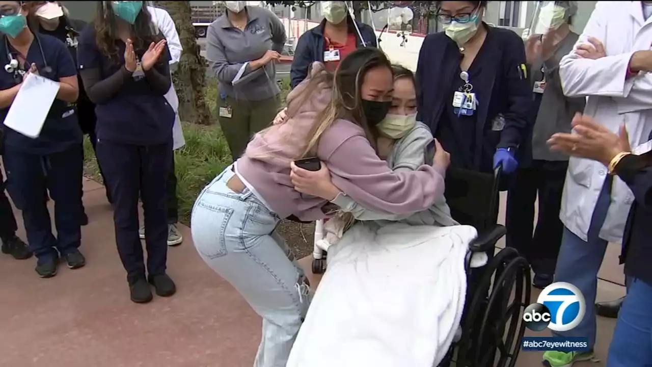 OC woman released from Fountain Valley hospital after nearly fatal battle with COVID-19