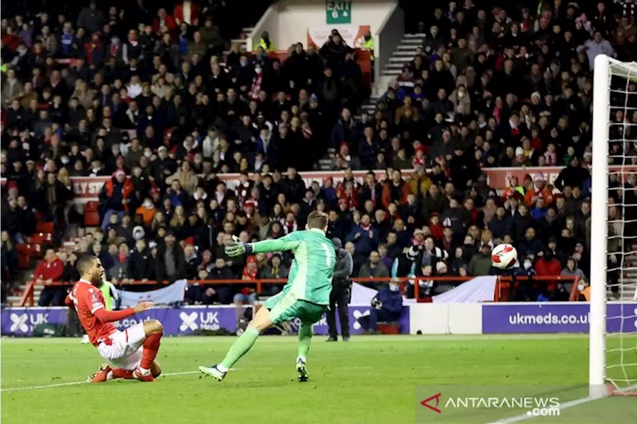 Arsenal jadi korban kejutan Piala FA setelah didepak Nottingham Forest