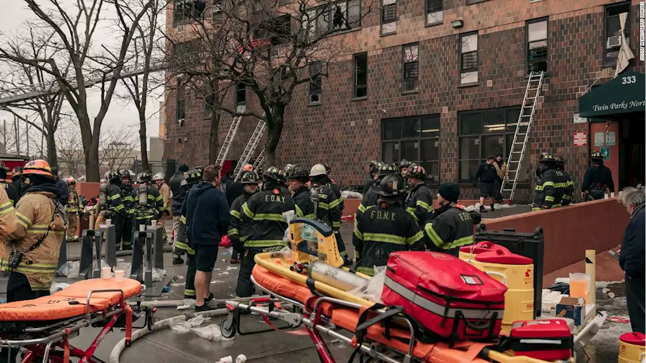 Major fire in Bronx apartment building sends 32 people to the hospital, FDNY says