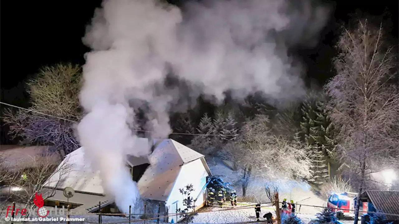 Oö: Fortgeschrittener Heizraumbrand in Wohnhaus in St. Martin im Mühlkreis