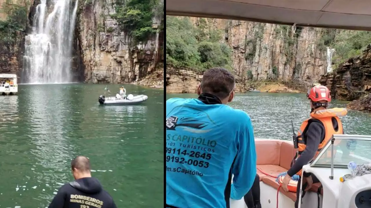 Rock falls on boats in Brazil, killing 6