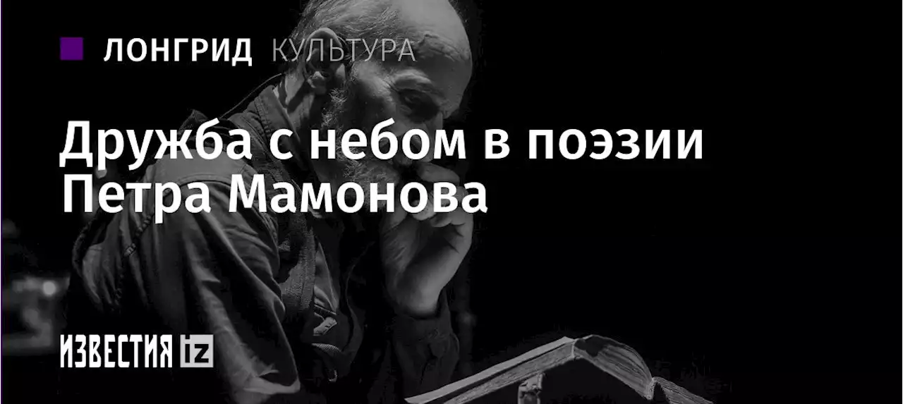 «Нет музыки такой, чтоб выразить меня»: дружба с небом в поэзии Петра Мамонова