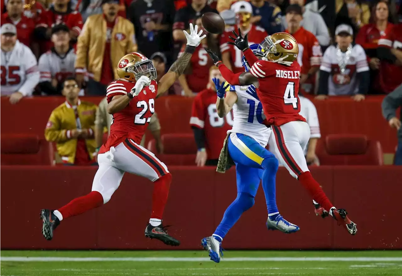 Wave of 49ers’ defensive backs come off COVID list for Sunday’s stakes at Rams