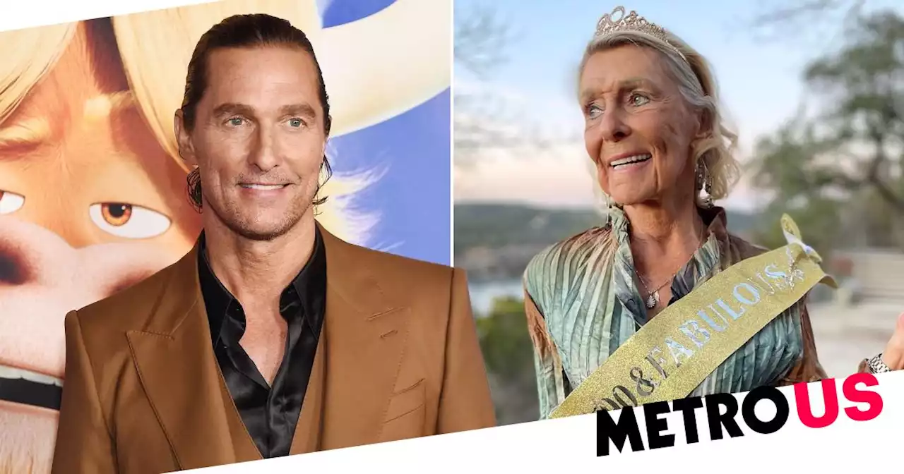 Matthew McConaughey celebrates mum’s 90th birthday and fans love how glam she is