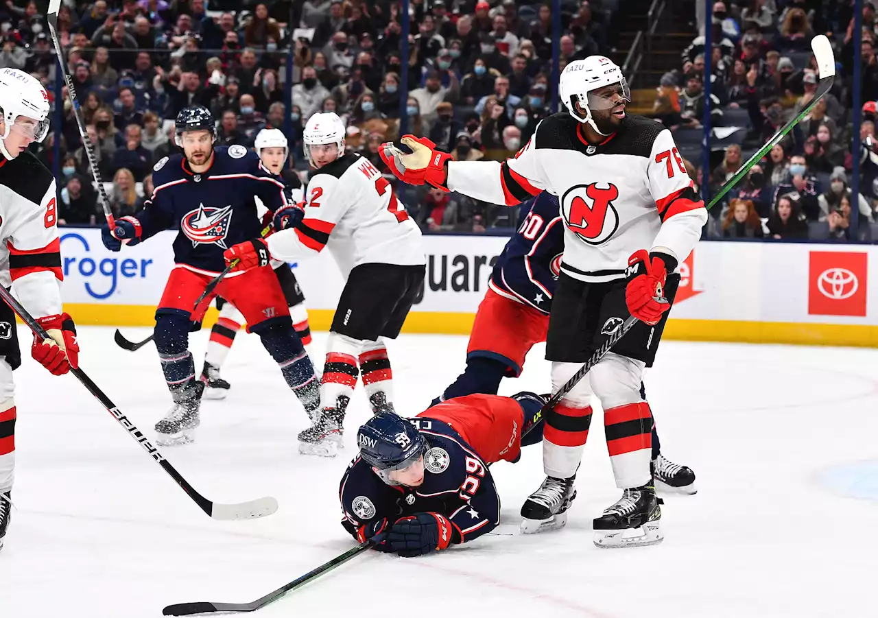 Devils battle but fall to Blue Jackets