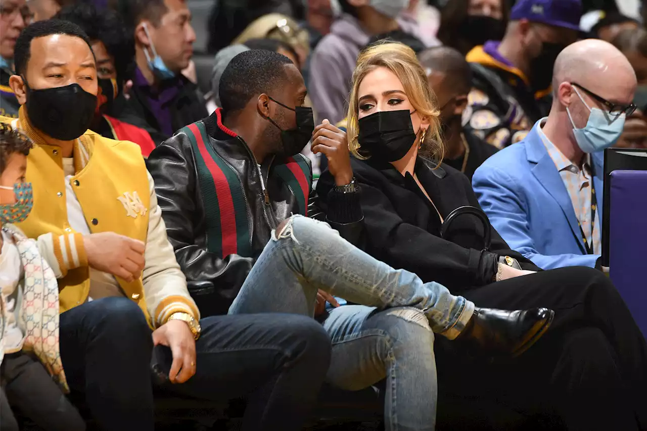 Adele can’t stop giggling during LA date night with Rich Paul