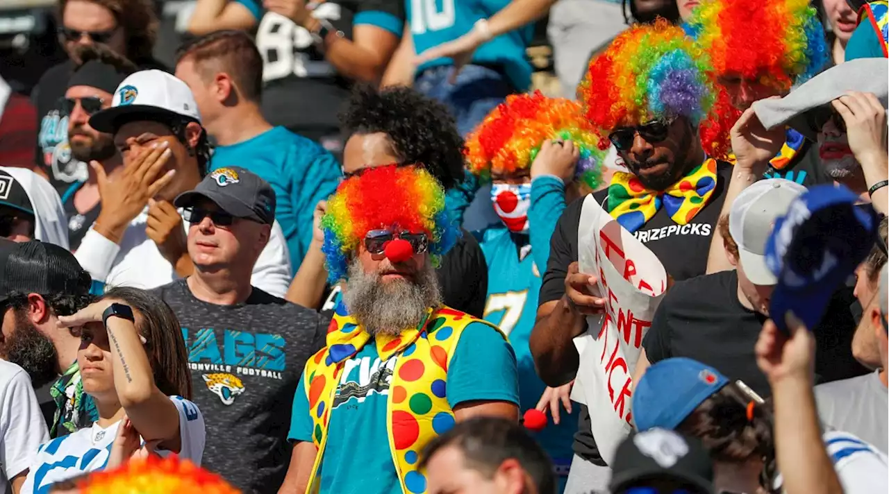 Some Jaguars Fans Wore Clown Outfits to Sunday's Game vs. Colts