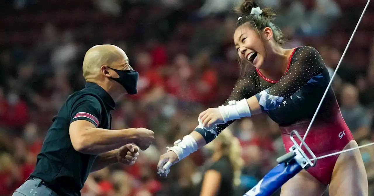 Utah gymnastics team opens season with victory in Best of Utah Meet