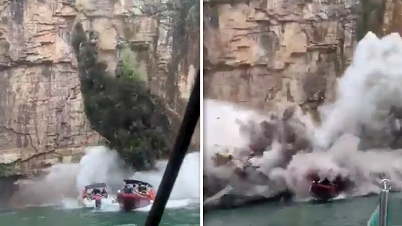 Massive Rockslide Kills at Least 7 Boaters in Brazil