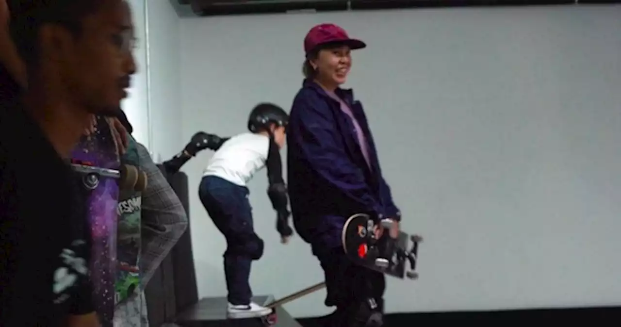 'It's not just yoga that's therapeutic': 44-year-old Singapore woman picked up skateboarding to destress after work