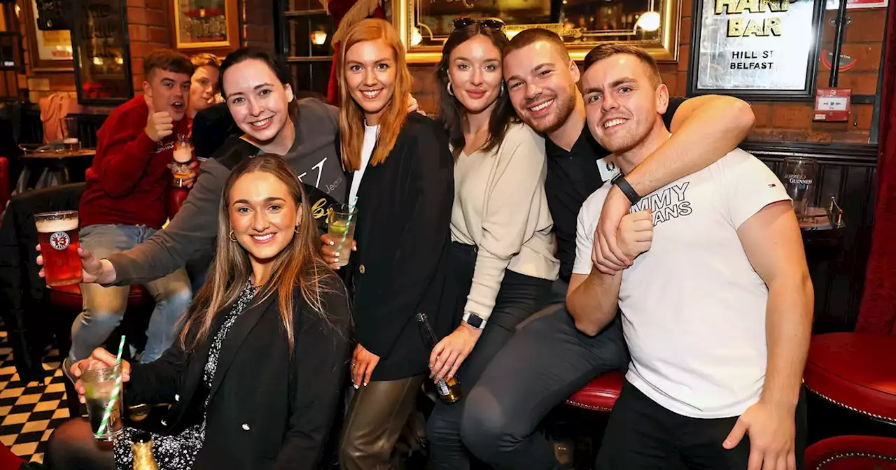 Belfast social pictures as friends kick-start the weekend