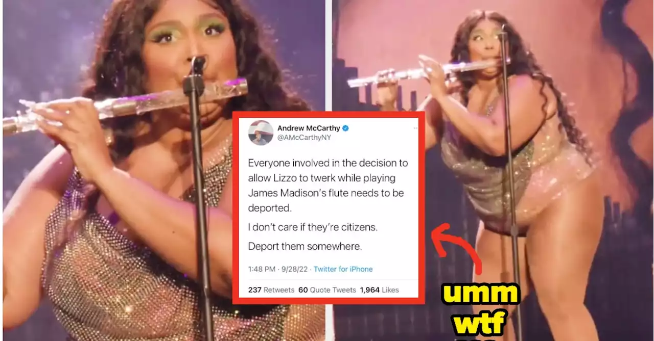 Some People Are FURIOUS That Lizzo Played James Madison’s Crystal Flute, And Y'all Really Need To Chill