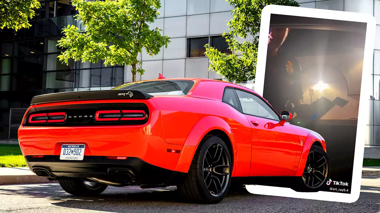 Watch California Cop Tell Dodge Challenger Hellcat Owner It's Illegal To Use Red Key As It Makes It Too Loud | Carscoops