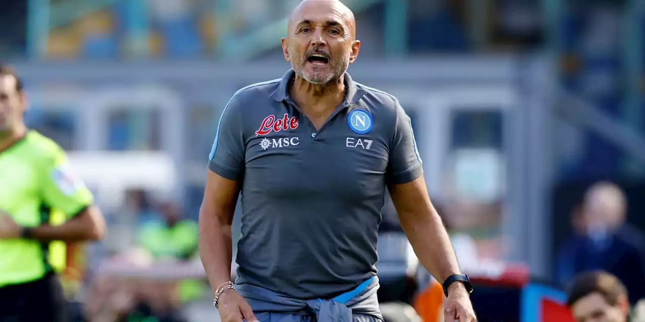 Napoli, Spalletti: 'Fantastici per 30-40 minuti, poi siamo calati'