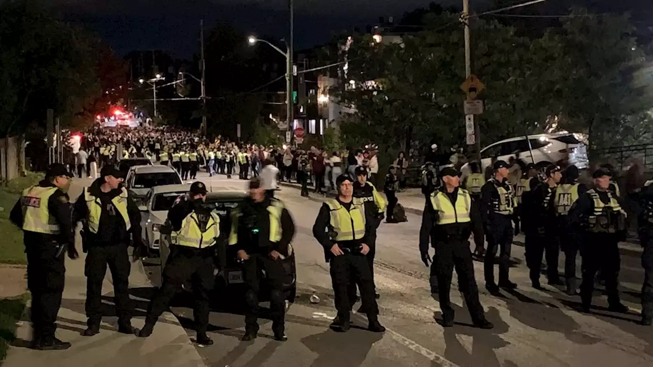 Several people arrested during post-Panda Game celebrations in Ottawa's Sandy Hill neighbourhood