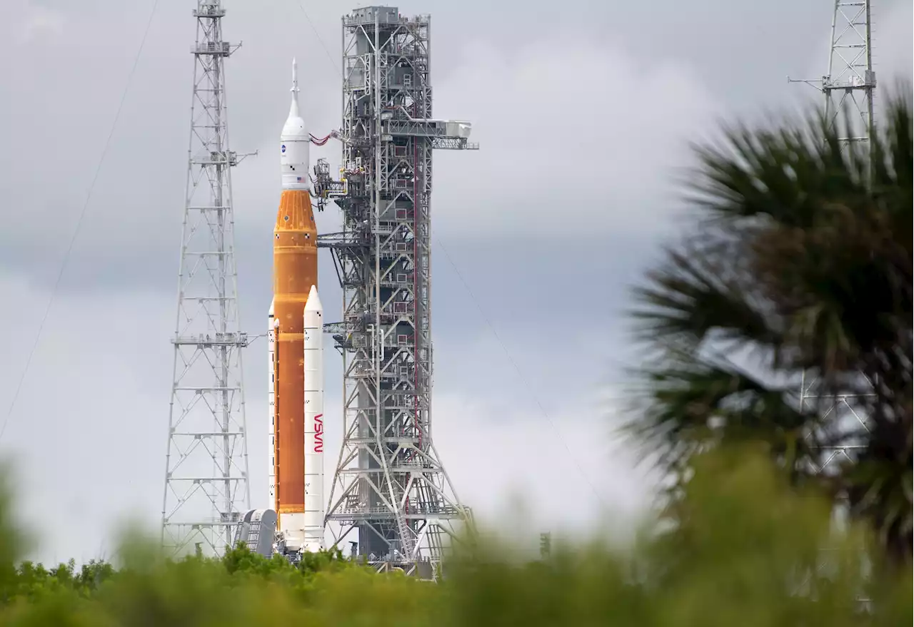 SLS rocket undamaged by hurricane, will launch next month | Digital Trends