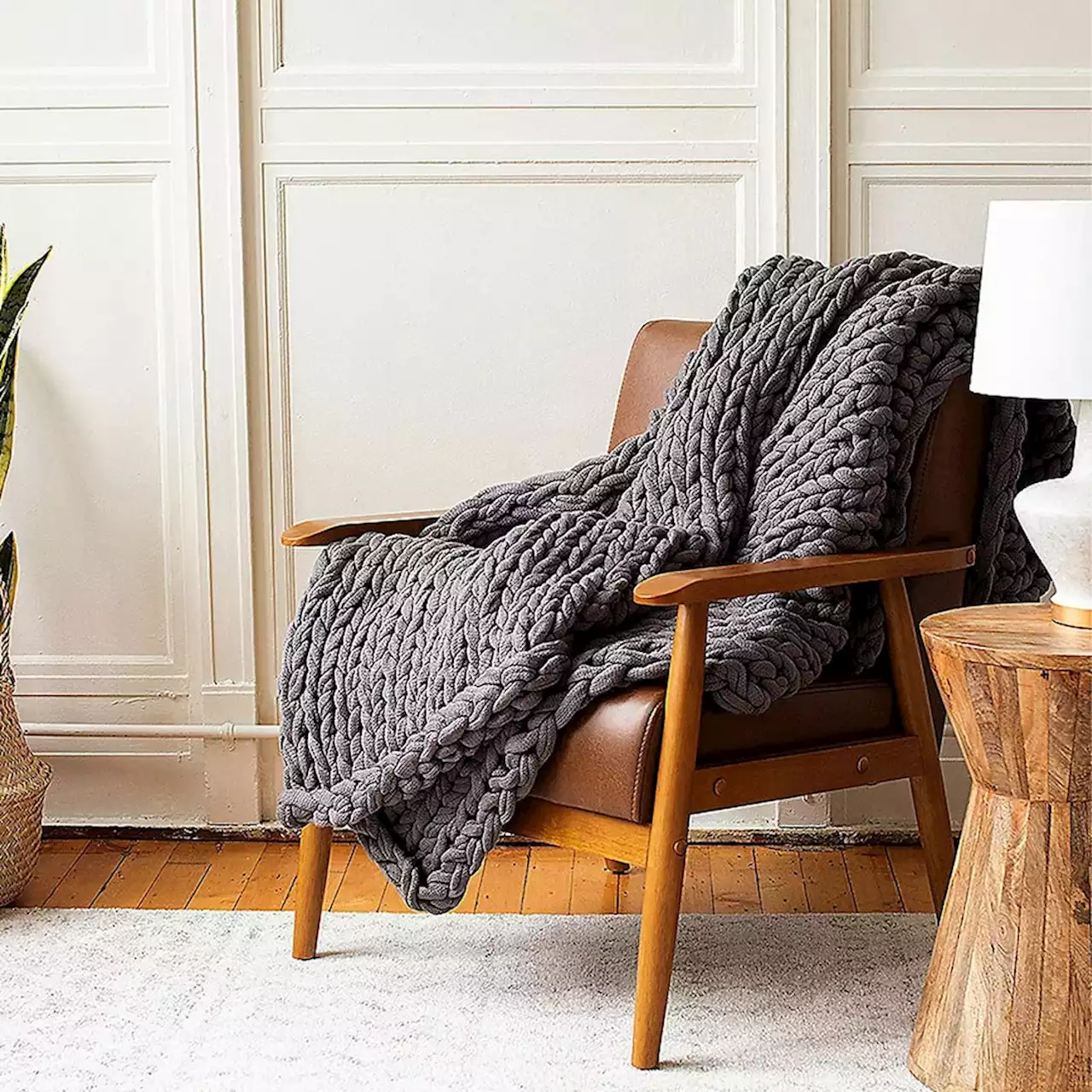 Don't Miss Out: This Berkshire Blanket Chunky Knit Throw Is Just $60 Right Now - E! Online