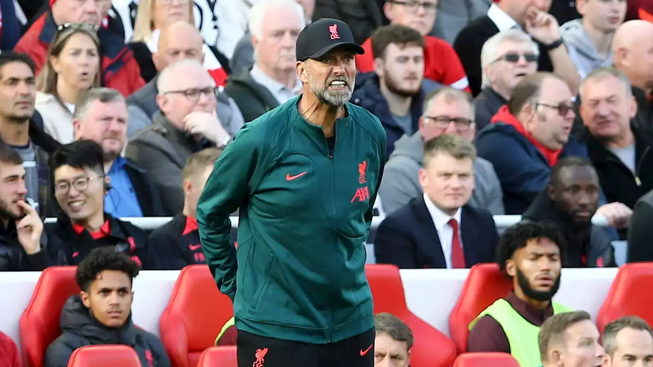 Klopp admits Liverpool confidence 'not extraordinarily high' after latest Premier League setback