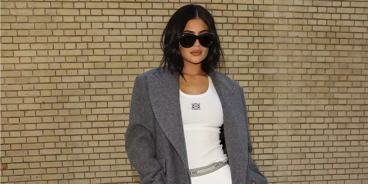 Kylie Jenner Wears Underwear as Clothes to Sit Front Row in Paris