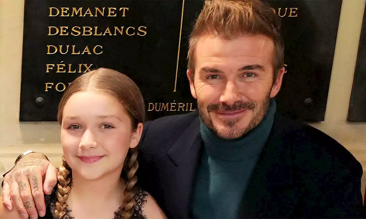 David Beckham's adorable morning with daughter Harper will melt your heart