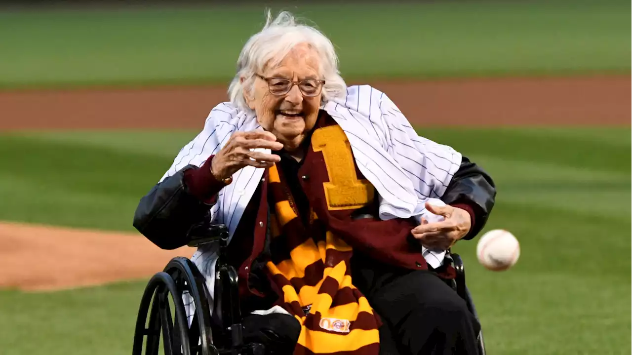 Watch 103-Year-Old Nun Sister Jean Wind Up To Throw The First Pitch For Chicago Cubs