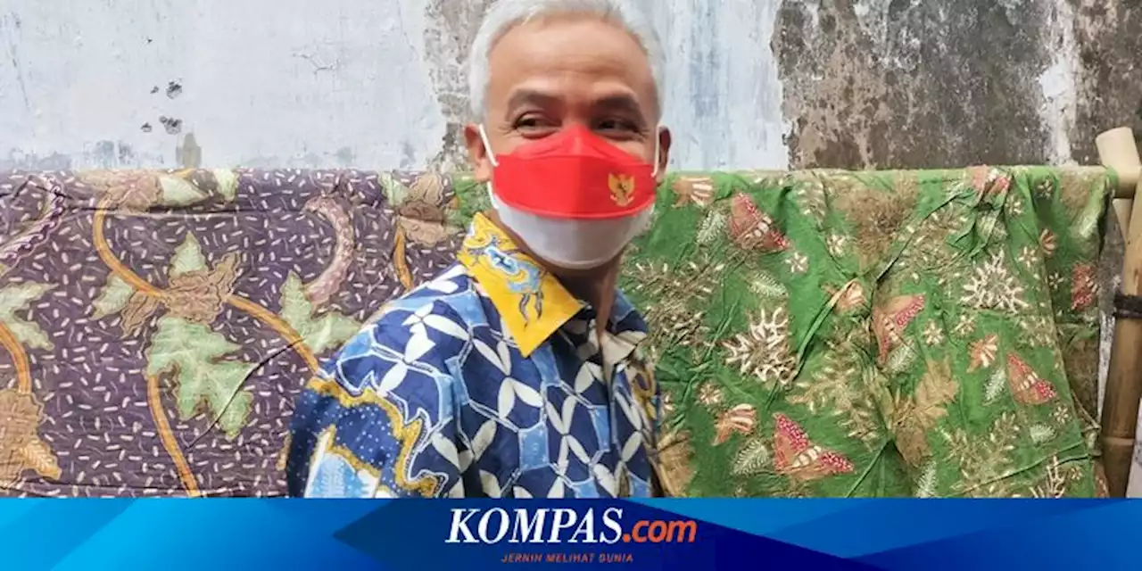 Saat Ganjar Pranowo Dibuat Kaget di Kampung Batik Kauman Solo...