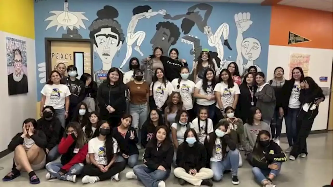 About 40 students are part of KIPP Aspire Academy’s ‘Proud Latinas’ club